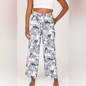Sound Style Wide Leg Pants Midnight Print